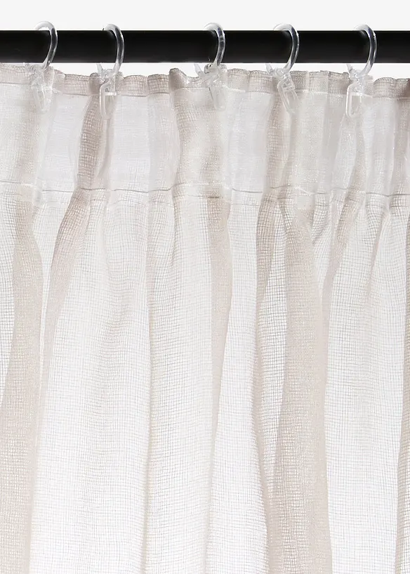 Gardin med l&auml;tt struktur (1-pack), bonprix