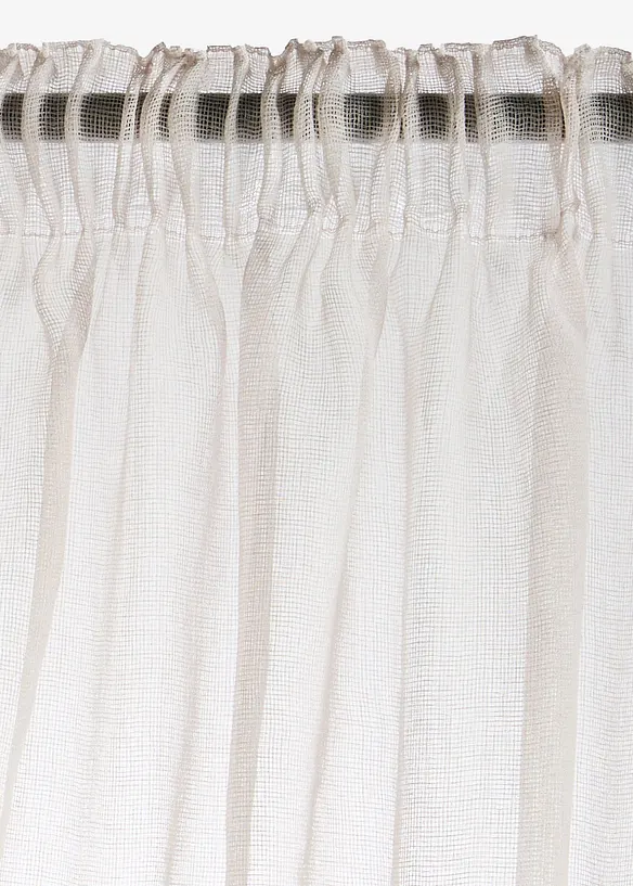 Gardin med l&auml;tt struktur (1-pack), bonprix