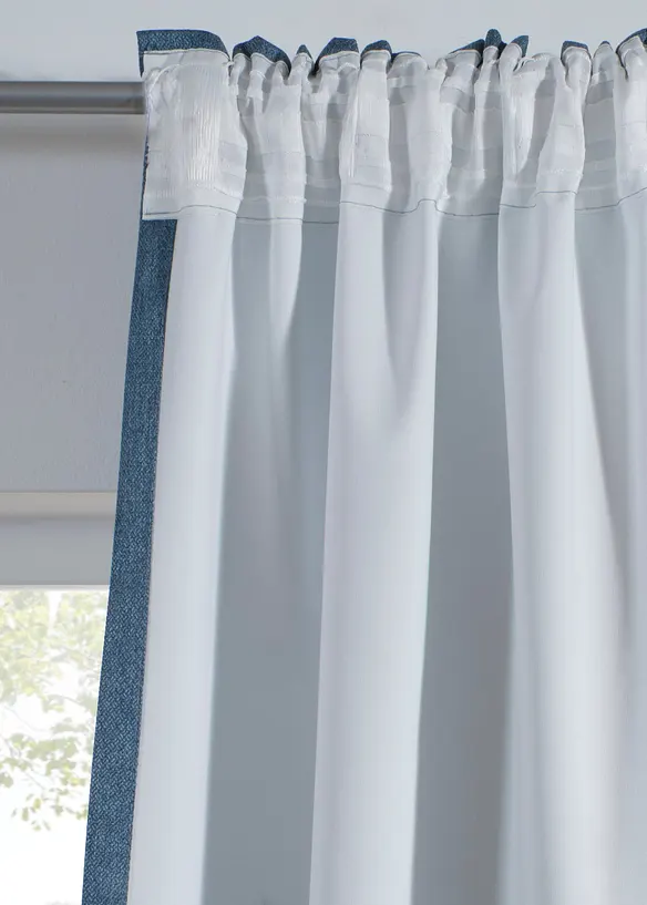 M&ouml;rkl&auml;ggande gardinl&auml;ngd med struktur (1-pack), bonprix