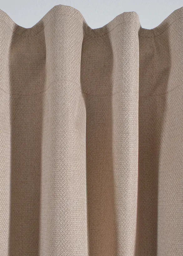 M&ouml;rkl&auml;ggande gardinl&auml;ngd med struktur (1-pack), bonprix
