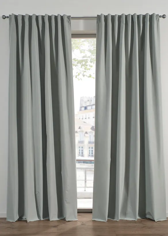 M&ouml;rkl&auml;ggande gardin med svart baksida (1-pack), bonprix