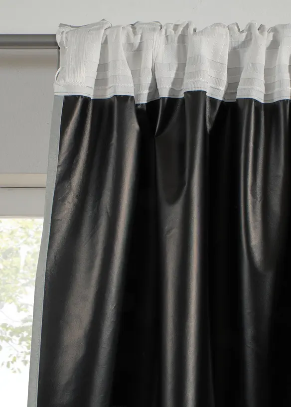 M&ouml;rkl&auml;ggande gardin med svart baksida (1-pack), bonprix