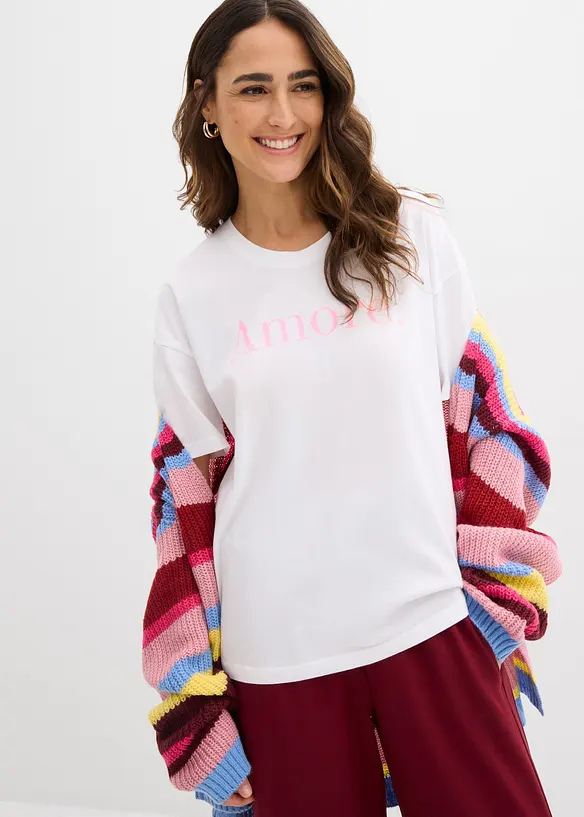 T-shirt i ekologisk bomull, bonprix