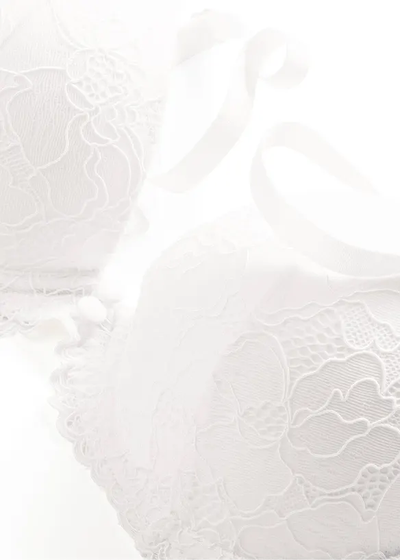 Push up-BH i elegant spets, bonprix