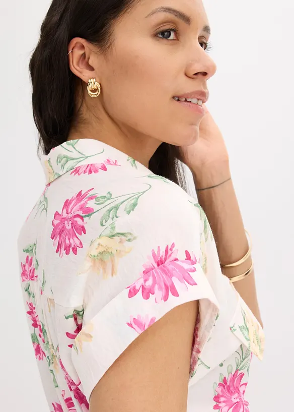 Jumpsuit i f&ouml;ljsam viskosmix, bonprix