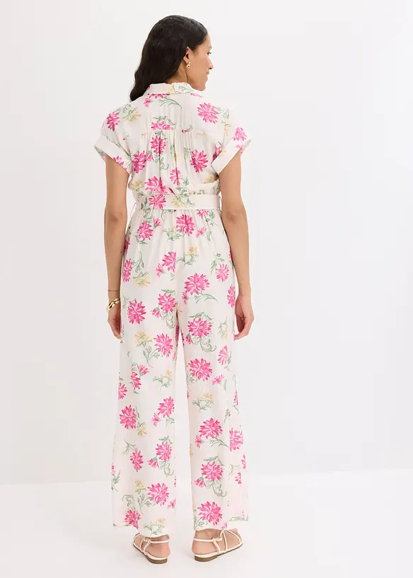 Jumpsuit i f&ouml;ljsam viskosmix, bonprix