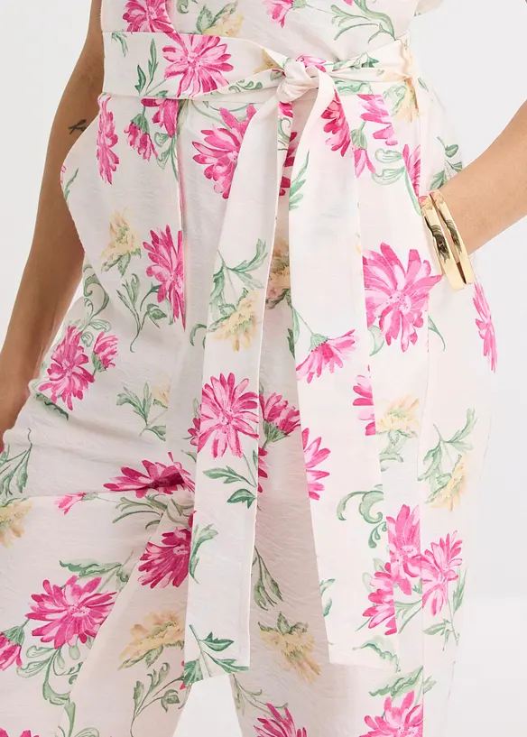 Jumpsuit i f&ouml;ljsam viskosmix, bonprix