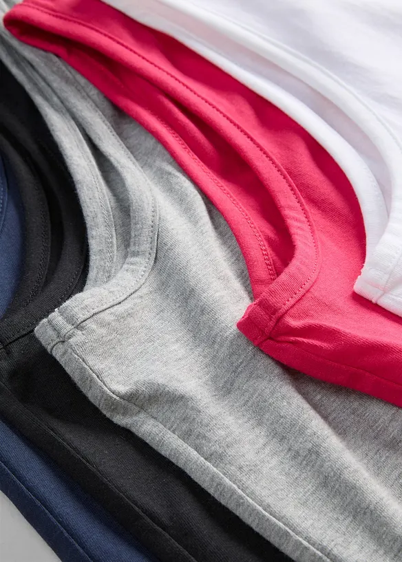 L&aring;ngt linne av bomull (5-pack), bonprix