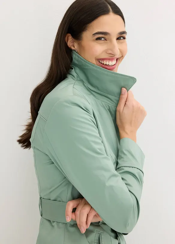 Trenchcoat av bomull, bonprix