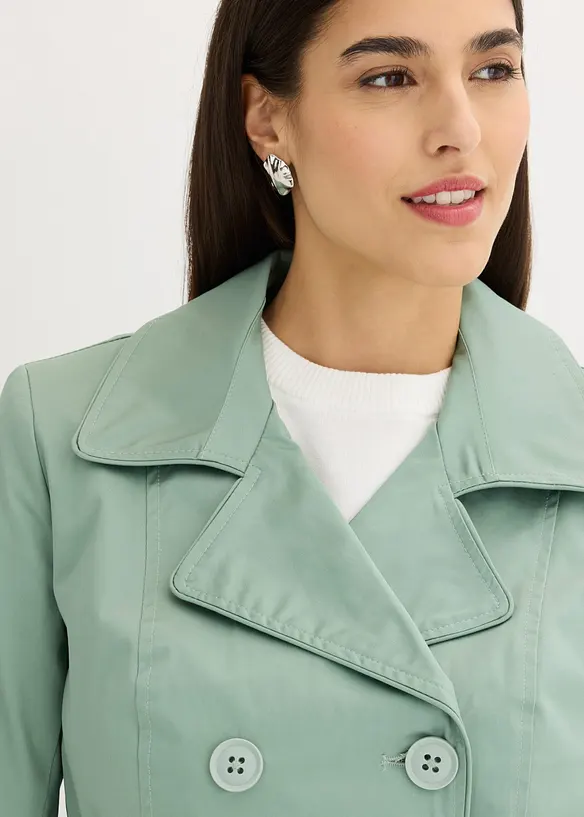Trenchcoat av bomull, bonprix