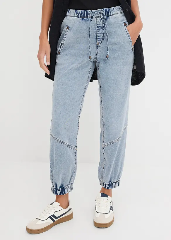 Jeggings med stretch, Mid Waist, bonprix