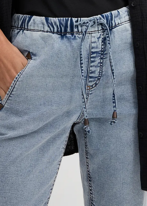 Jeggings med stretch, Mid Waist, bonprix