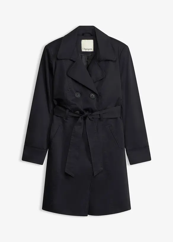 Trenchcoat av bomull, bonprix