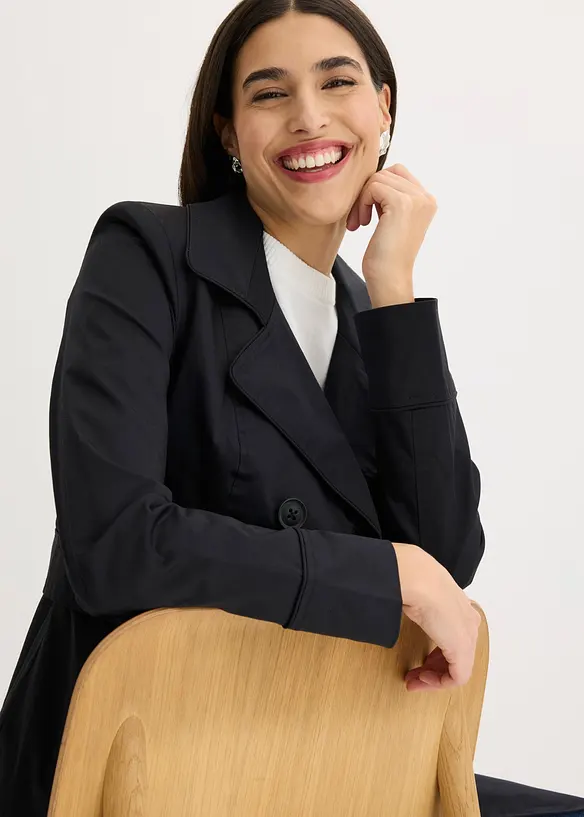 Trenchcoat av bomull, bonprix