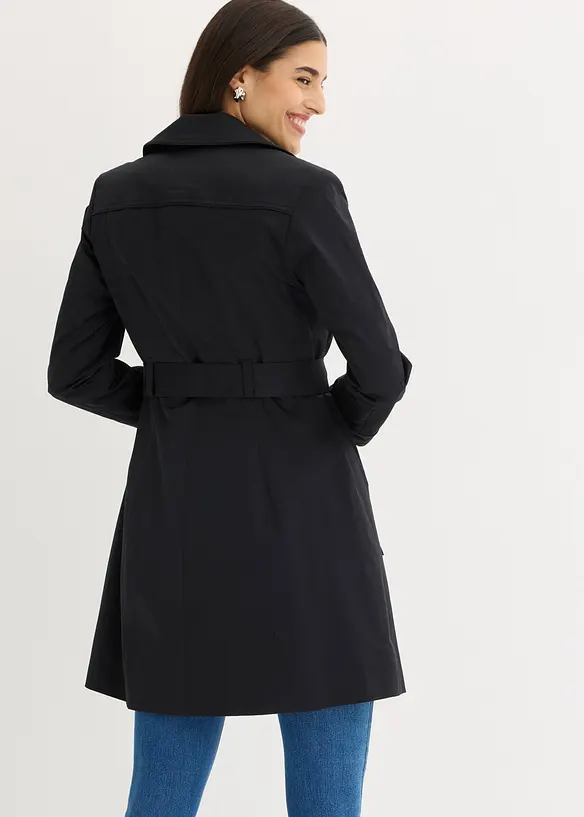 Trenchcoat av bomull, bonprix