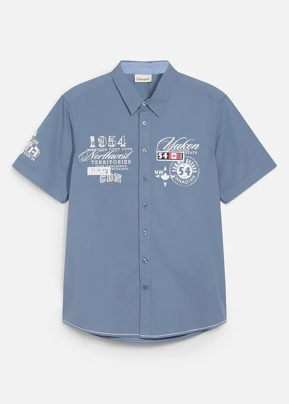 Kort&auml;rmad skjorta, Slim Fit, bonprix
