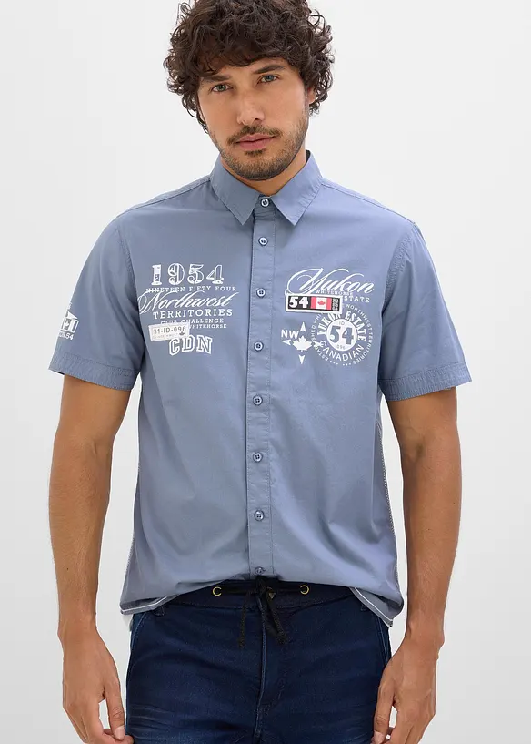 Kort&auml;rmad skjorta, Slim Fit, bonprix