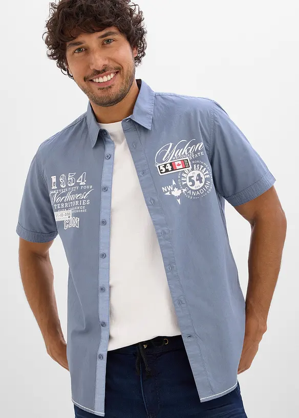 Kort&auml;rmad skjorta, Slim Fit, bonprix