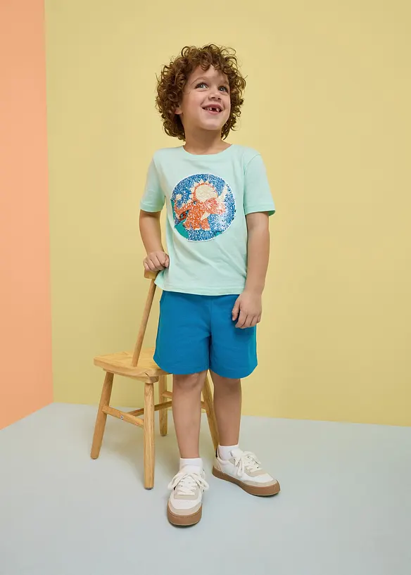 Jerseyshorts (2-pack) av ren bomull, bonprix