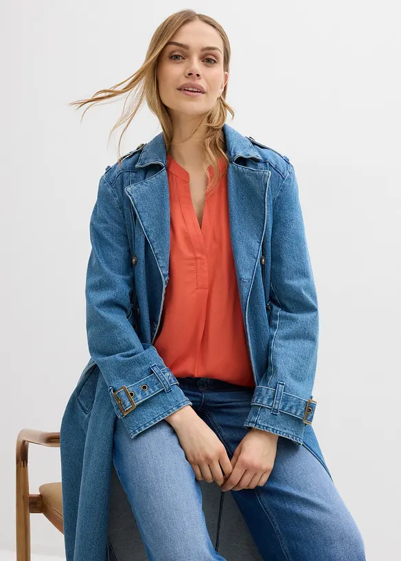 L&aring;ng tunika i h&aring;llbar viskos, bonprix