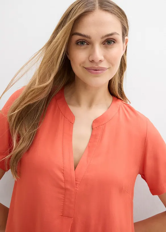 L&aring;ng tunika i h&aring;llbar viskos, bonprix