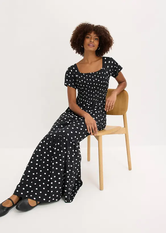 Maxikl&auml;nning i h&aring;llbar viskos, bonprix