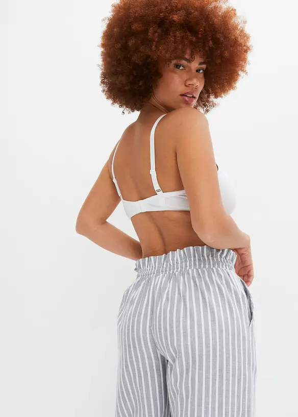 T-shirtbeh&aring; med bygel, ekologisk bomull (3-pack), bonprix