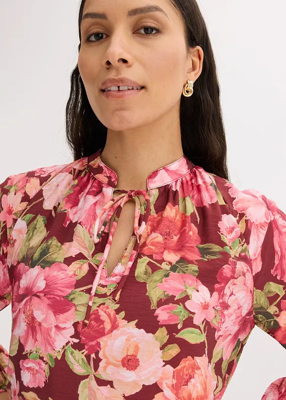 Midikl&auml;nning av mjuk viskosmix, bonprix