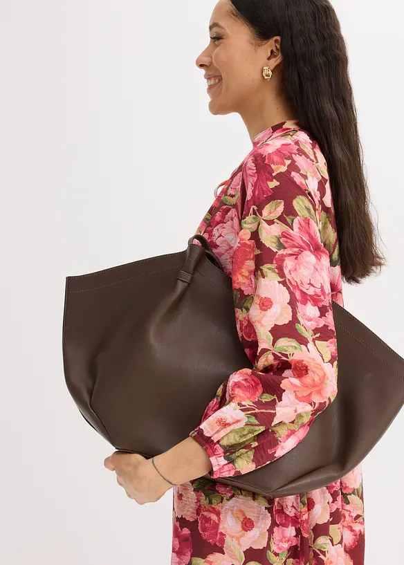 Midikl&auml;nning av mjuk viskosmix, bonprix