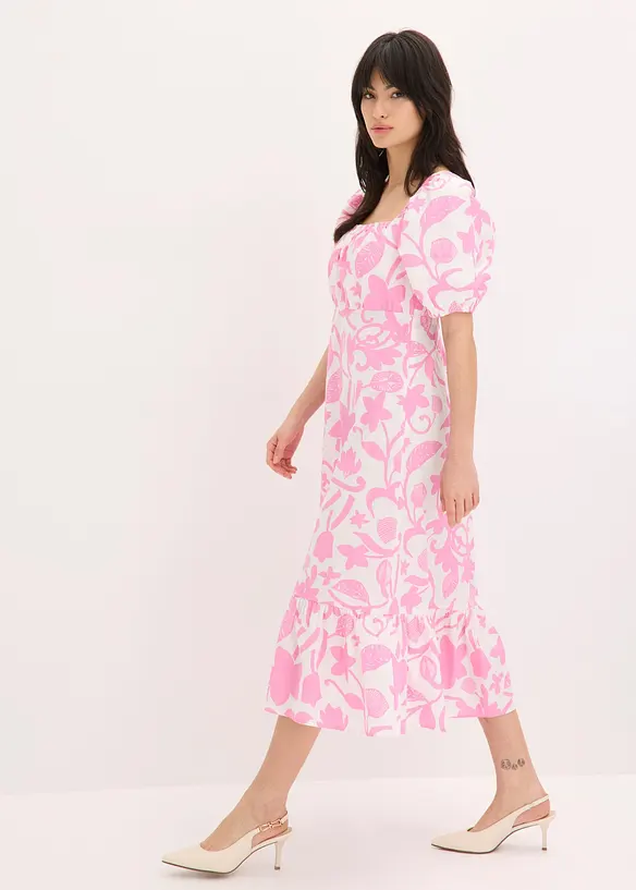 Mellanl&aring;ng kl&auml;nning i ekologisk bomull, bonprix