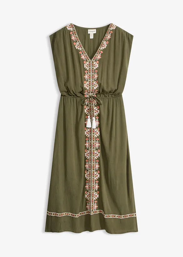 Mellanl&aring;ng viskoskl&auml;nning i bohemisk stil, bonprix