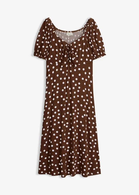 Mellanl&aring;ng kl&auml;nning i viskosmix, bonprix