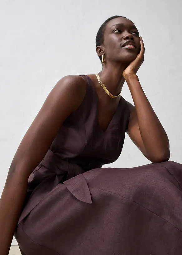 Mellanl&aring;ng linnekl&auml;nning, bonprix