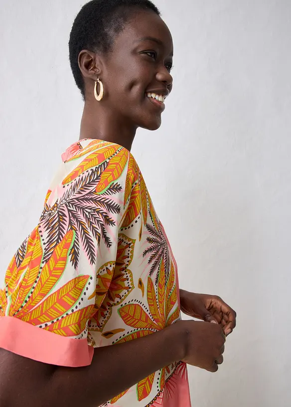 Blustunika med sidenandel, bonprix