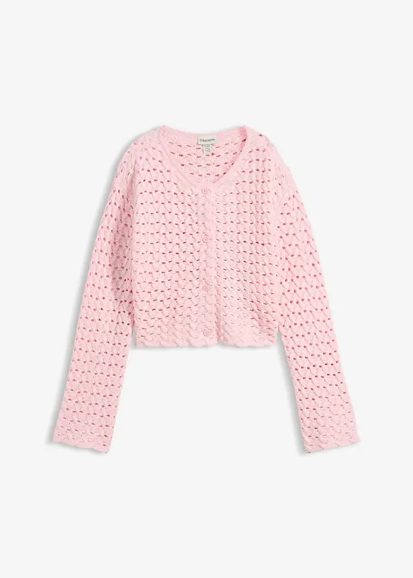 H&aring;lm&ouml;nstrad cardigan, bonprix