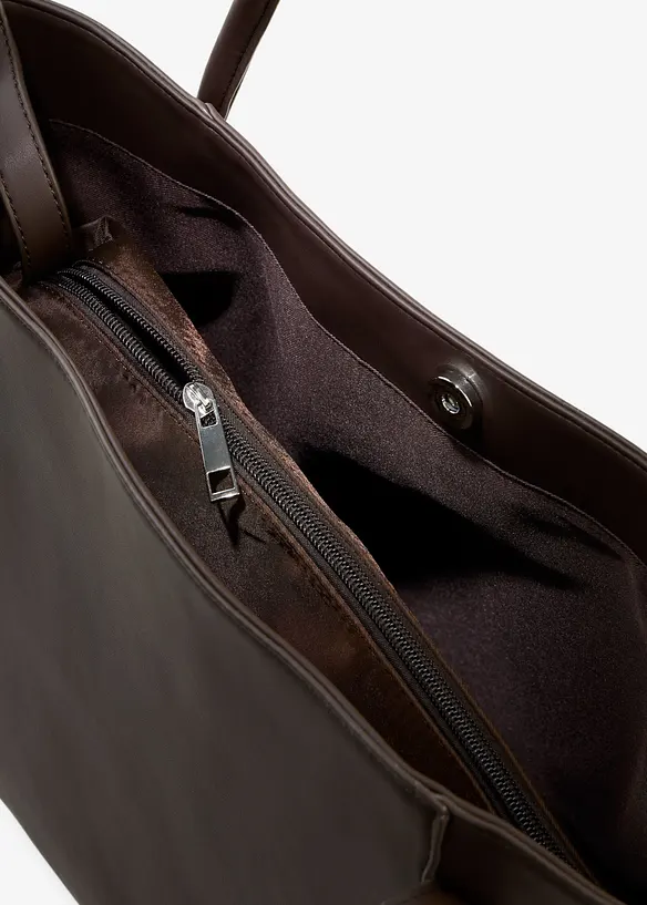 Shoppingv&auml;ska med runda passpoaler och stor innerficka, bonprix