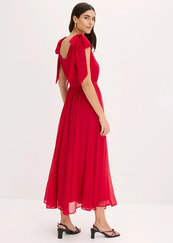 Chiffongkl&auml;nning med knytband, bonprix