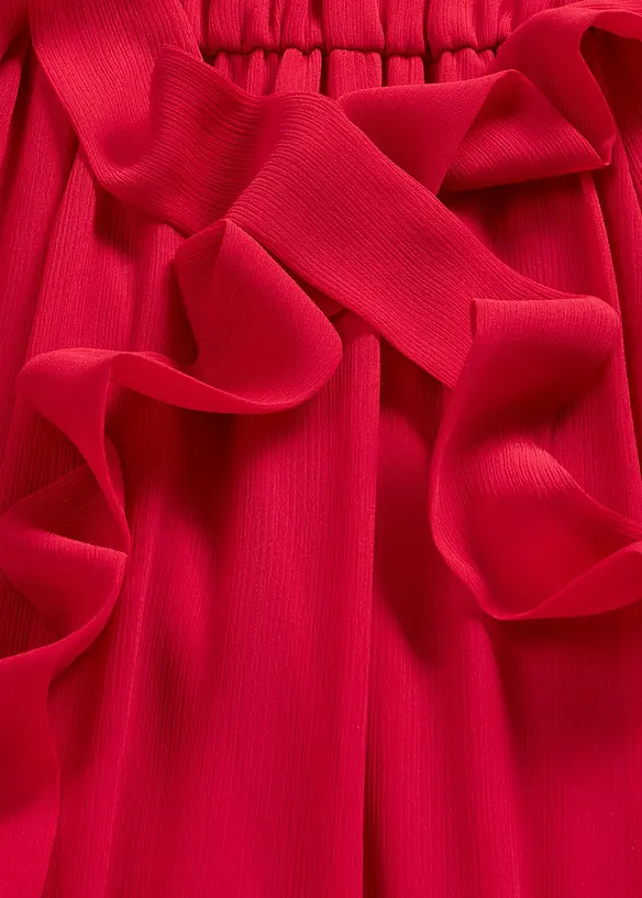 Chiffongkl&auml;nning med knytband, bonprix