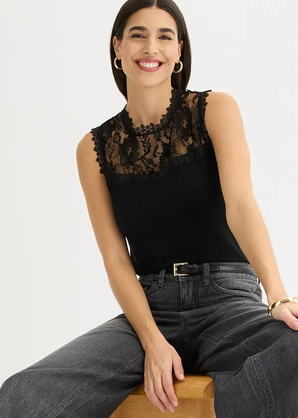 Linne av viskosmix, bonprix