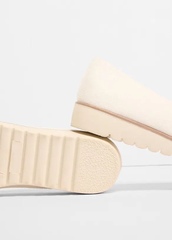 Ballerinaskor med vadderad innersula, bonprix