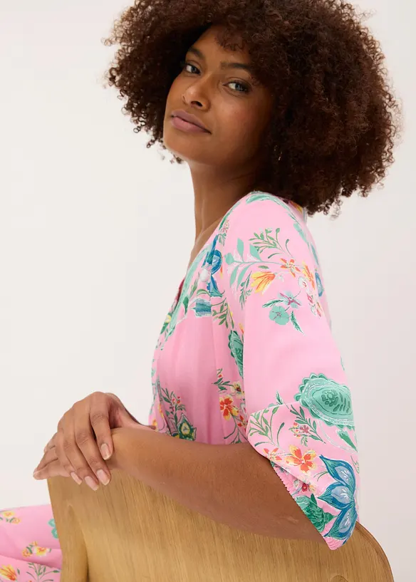 Mellanl&aring;ng kl&auml;nning av viskos, bonprix