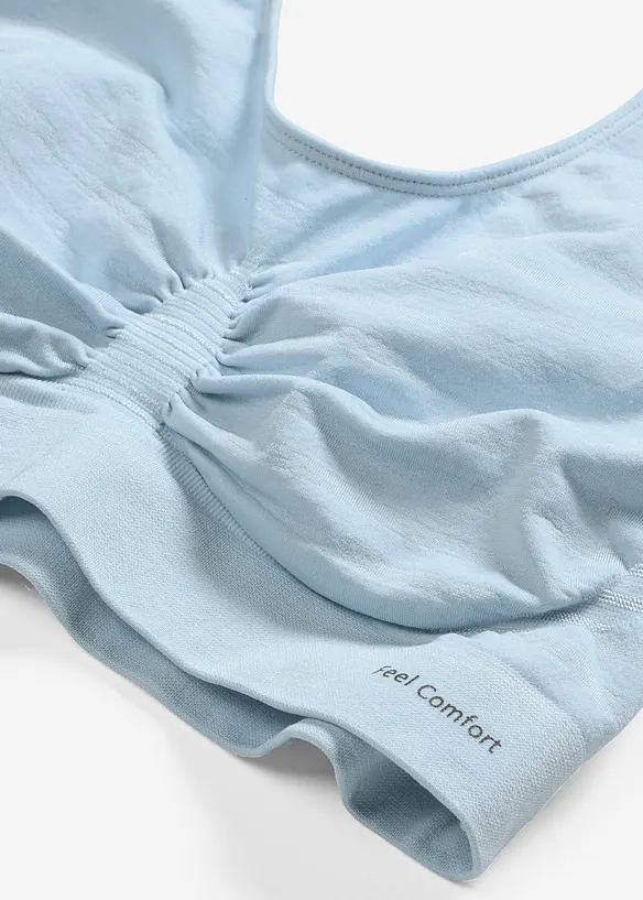 S&ouml;ml&ouml;s BH-topp fr&aring;n Feel Comfort (2-pack), bonprix