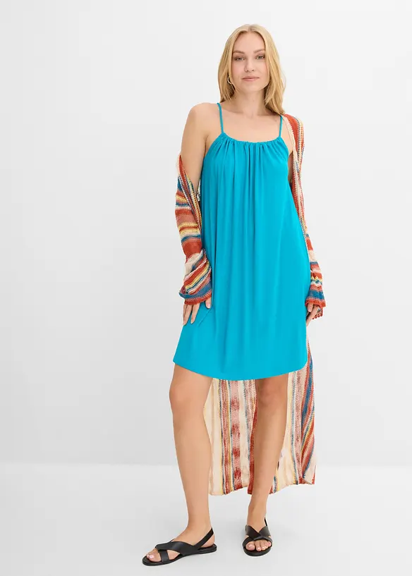 Jerseykl&auml;nning i viskos med mjukt fall, bonprix