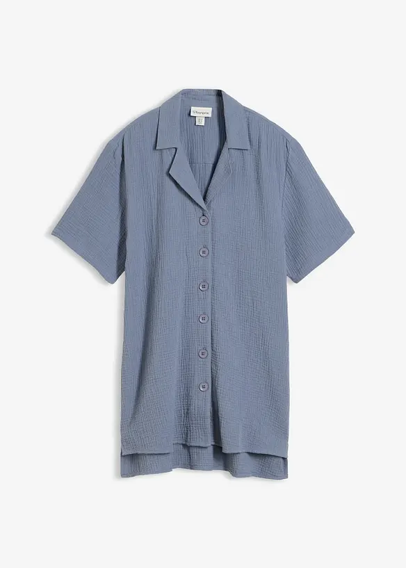 Skjortblus av muslin, bonprix