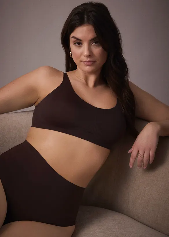 Vadderad laserskuren T-shirtbeh&aring; utan bygel fr&aring;n Feel Comfort, bonprix