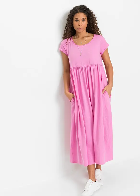 Jerseykl&auml;nning i ekologisk bomull, bonprix