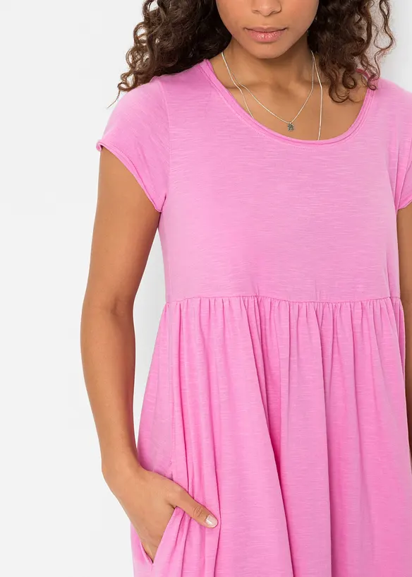 Jerseykl&auml;nning i ekologisk bomull, bonprix