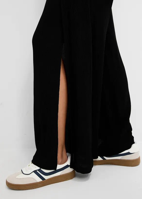 Byxa i mjuk viskos, bonprix