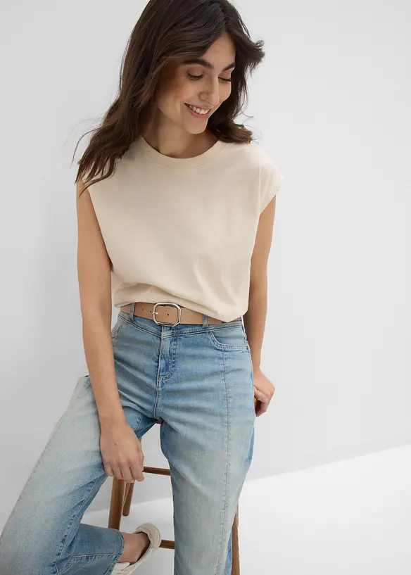 Straight Jeans Mid Waist, bonprix