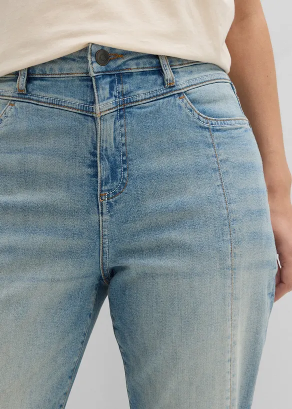 Straight Jeans Mid Waist, bonprix